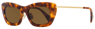 Lanvin LNV608S-217 Women's Light Havana Sunglasses Brown Lens