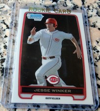 JESSE WINKER 2012 Bowman CHROME 1st TRUE Rookie Card RC Mets HR Power 2024 NLDS. rookie card picture