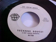 SUZANNE DOUCET - NM VINYL & EX AUDIO - SEI MEIN BABY (BE MY BABY)