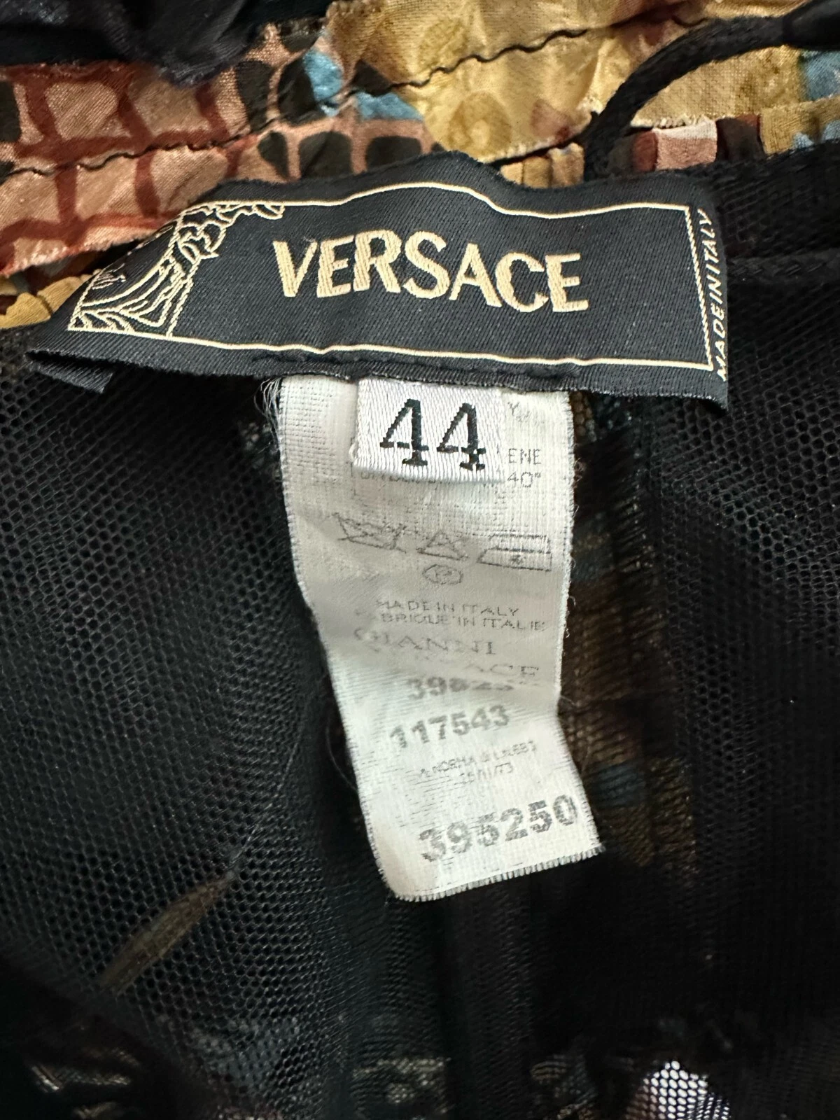 Versace F W 2005 Runway Campaign Ruched Cutout Back Dress