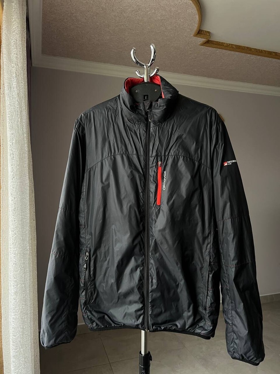 ORTOVOX MERINO INSIDE REVERSIBLE SWISSWOOL BLACK RED ZIP JACKET