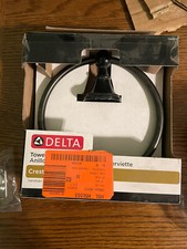 Delta Crestfield Venetian Bronze Towel Ring