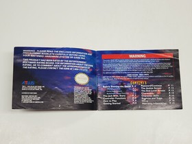 Jack Bros. Nintendo Virtual Boy Manual Only *creases