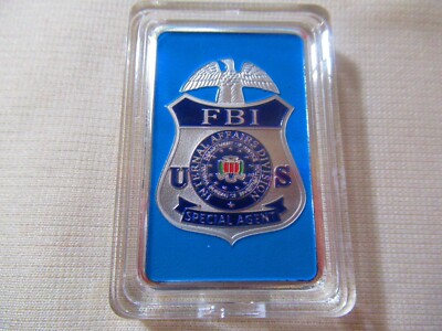 U S Federal Bureau of Investigation - FBI  ''Special Agent''  Challenge coin (BAR)