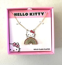 Hello Kitty Gold Flash Plated Necklace