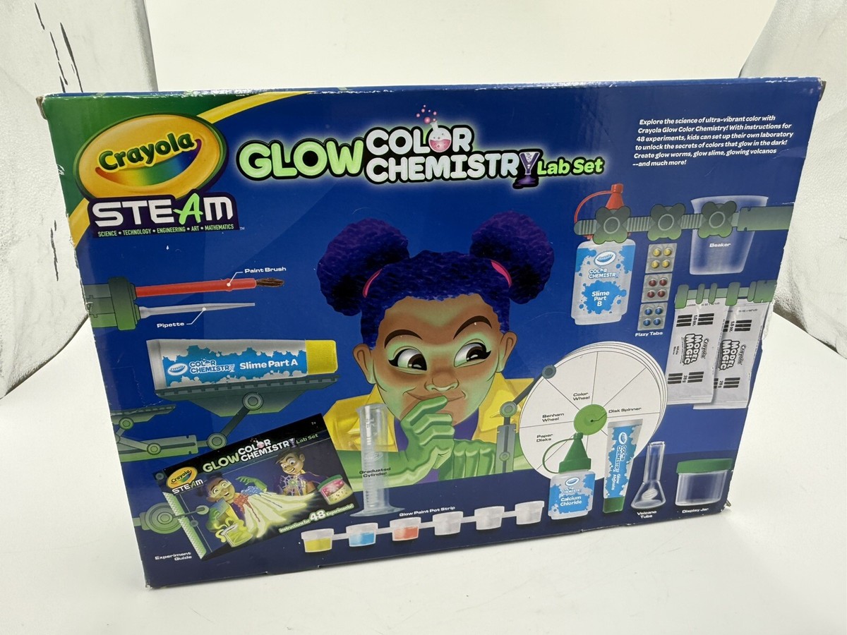 Crayola Color Chemistry Glow Lab Art Set 7+ Unisex Child Beginner New In Box