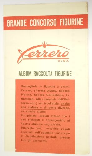 Ferrero Alba Album Vuoto Raccolta Figurine Grande Concorso - 第 1/3 張圖片