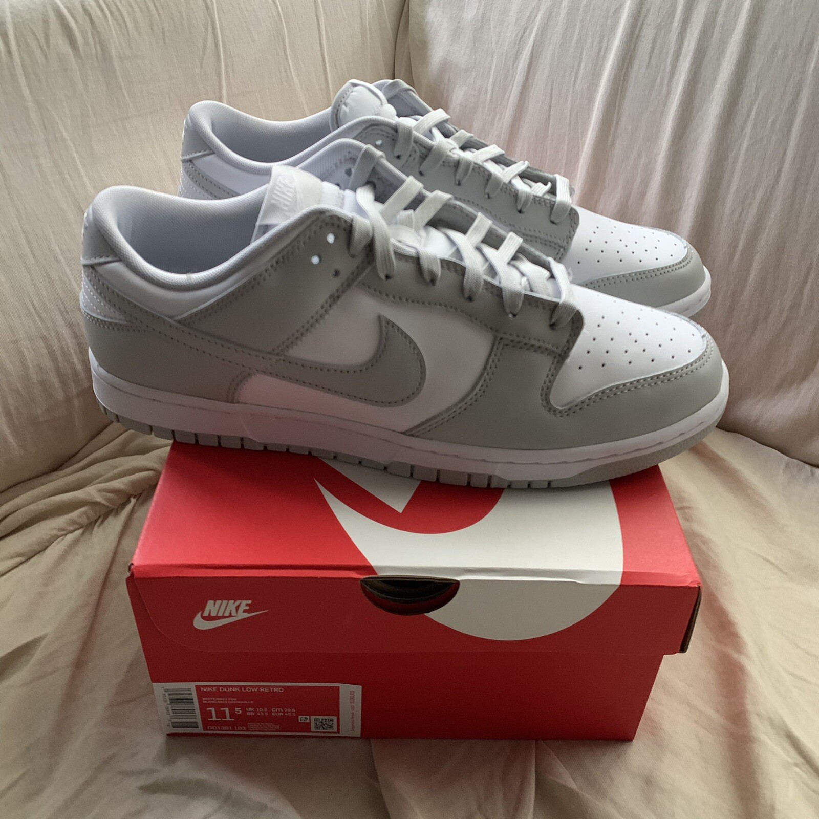 dunks grey fogs