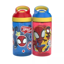2pk Portable Drinkware Bottle 'Spidey and His Amazing Friends' - Zak Designs