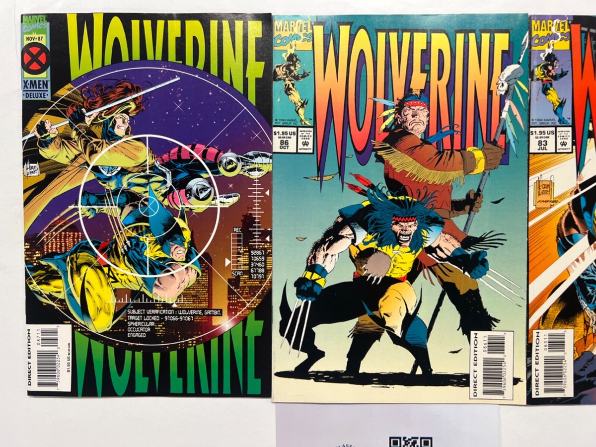 3 Wolverine Marvel Comic Books # 83 86 87Avengers Defenders Iron