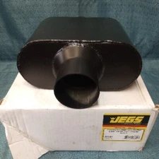 JEGS 30240 Chambered Deep-Tone Muffler 2.5" Centered Inlet & Outlet (K)