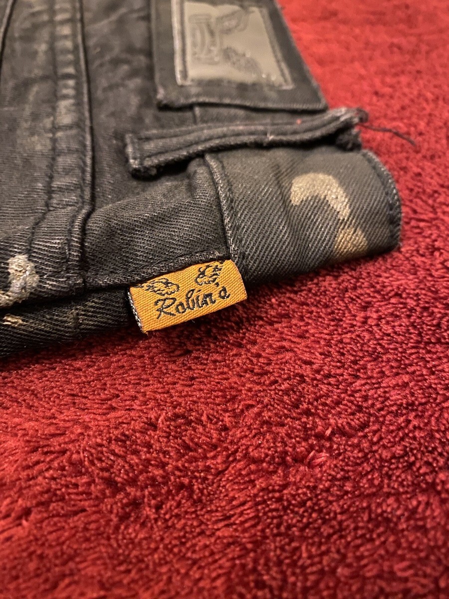 Robin Jeans Gold x Black Sze 38 | eBay