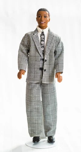 Barbie Ken Jamal Steven AA Afroamerikanisch Chic Anzug unbespielt Mattel