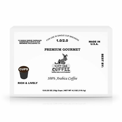 12 Pack Single Serve Coffee Capsules