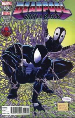 DEADPOOL: BACK IN BLACK #5 NM 2016 SALVA ESPIN COVER & ART 1st PRINT b-237