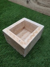 Rustic**Pallet Wood Box Christmas / Wedding Table Centerpiece Reclaimed Timber 