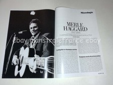 Merle Haggard 1937-2016 Lucas Trouble 1955-2016 clippings France