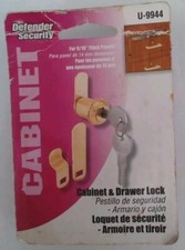 Defender Security U 9945 Drawer and Cabinet Lock - Secure New In Box