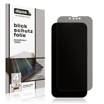 Dipos Protezione Vista Pellicola Privacy Per IPhone SE 2 – 4 Direzioni – Anti-Sguardi, Resistente Ai Graffi – Made In Germany - 4
