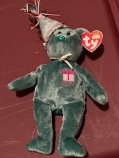 Ty Beanie Baby - MAY the Birthday Teddy Bear 9 Inch MINT with MINT TAGS