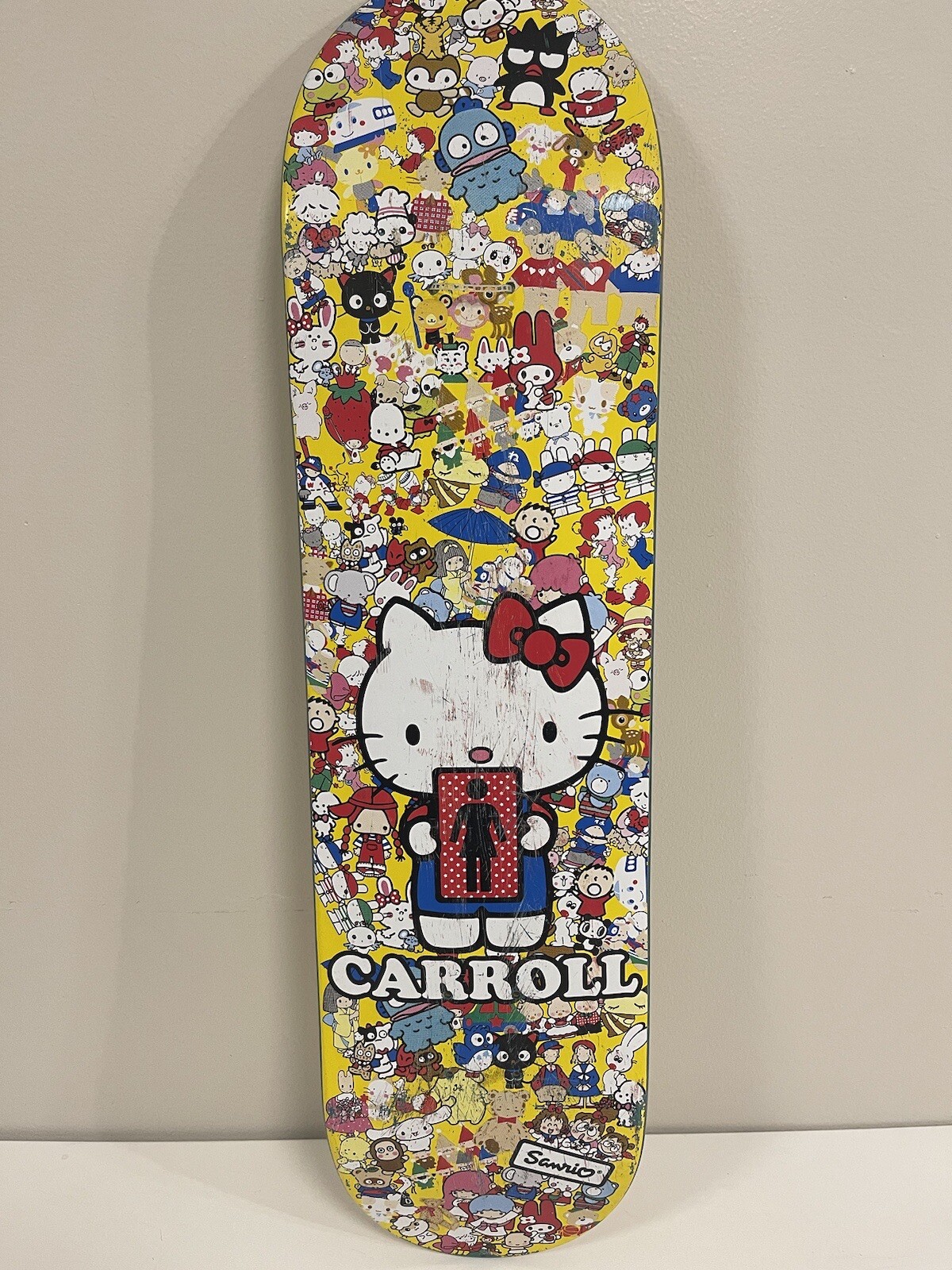 RARE Girl Skateboards X Sanrio Hello Kitty Mike Carroll Deck Complete