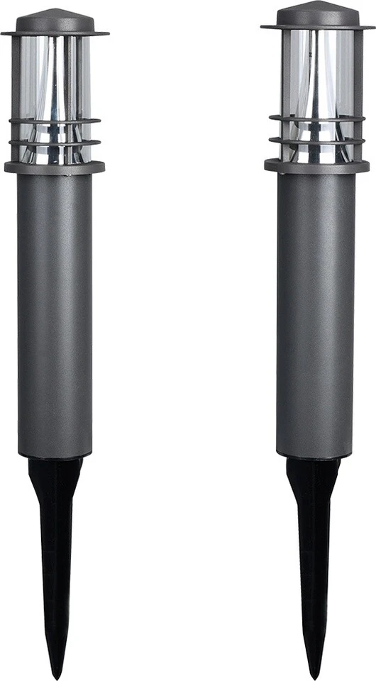 MeLiTec 2er Set LED Gartenleuchten GL13 anthrazit gepulvert - Bild 2 von 4