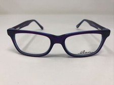  lan Eyeglasses Frames 3002 Purple Blue 50-17-140 Full Rim KA76