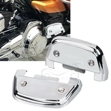 Chrome Passenger Foot Floorboard Covers For Harley Electra Road King Glide 87-23