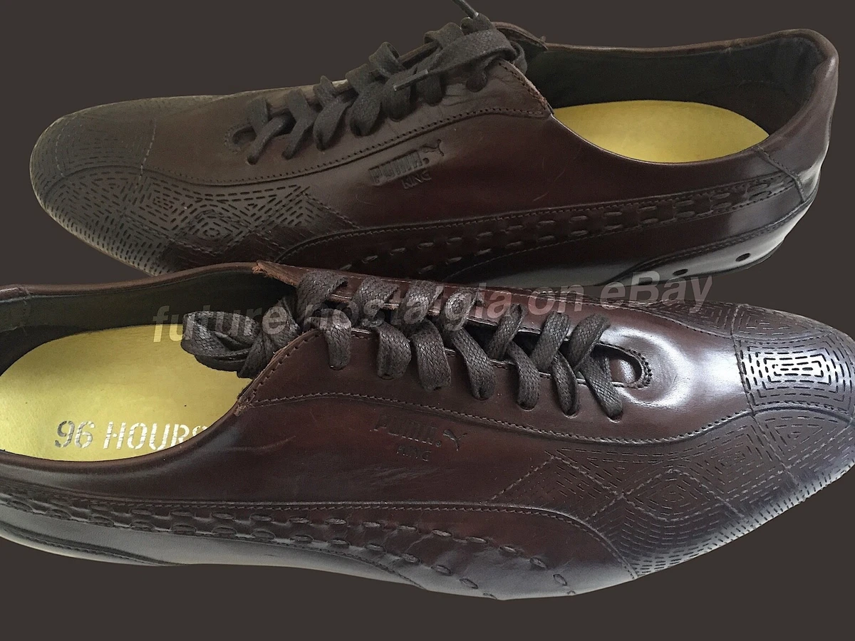 Puma KING RE LUXE Shoes BROWN UK10.5 Black label 96 HOURS Neil Barrett RARE