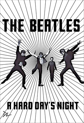 The Beatles ''A Hard Day's Night'' Pop Art Print - 13 x 19 Poster