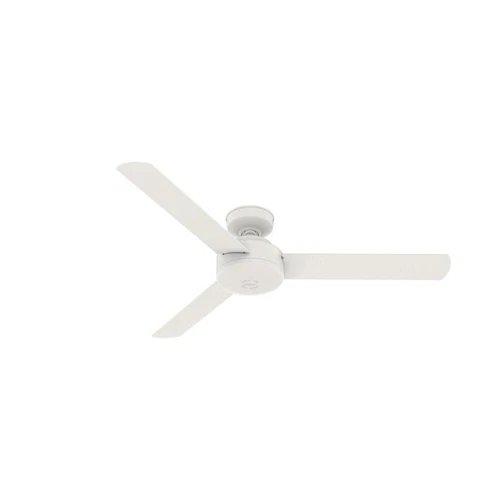 52" Matte White Indoor Modern Ceiling Fan High Speed Cooling Reversible Motor - Picture 1 of 8