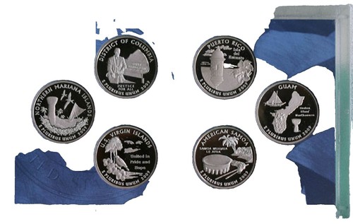 2009 S US Territories Quarter -American Samoa- CLAD ✼PROOF✼ | eBay