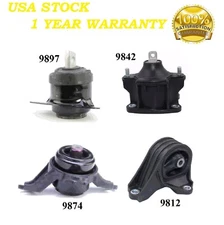4PCS MOTOR & TRANS MOUNT FIT 2015-2020 ACURA TLX 2.4L