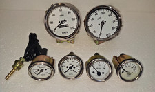 Smiths Kit 100mm Speedo 0-120KMH0-80RPM 52mm TempF OilPressure Fuel VoltGauge WC
