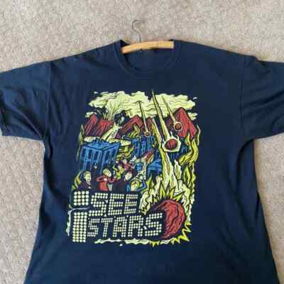 I See Stars end of the world party T-shirt Cotton Tee Shirt Size S-5XL