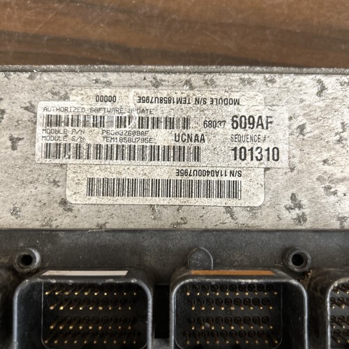 p68037609af | 2009 DODGE RAM TRUCK 4.7L ECM ENGINE COMPUTER PCM ECU - Picture 2 of 10