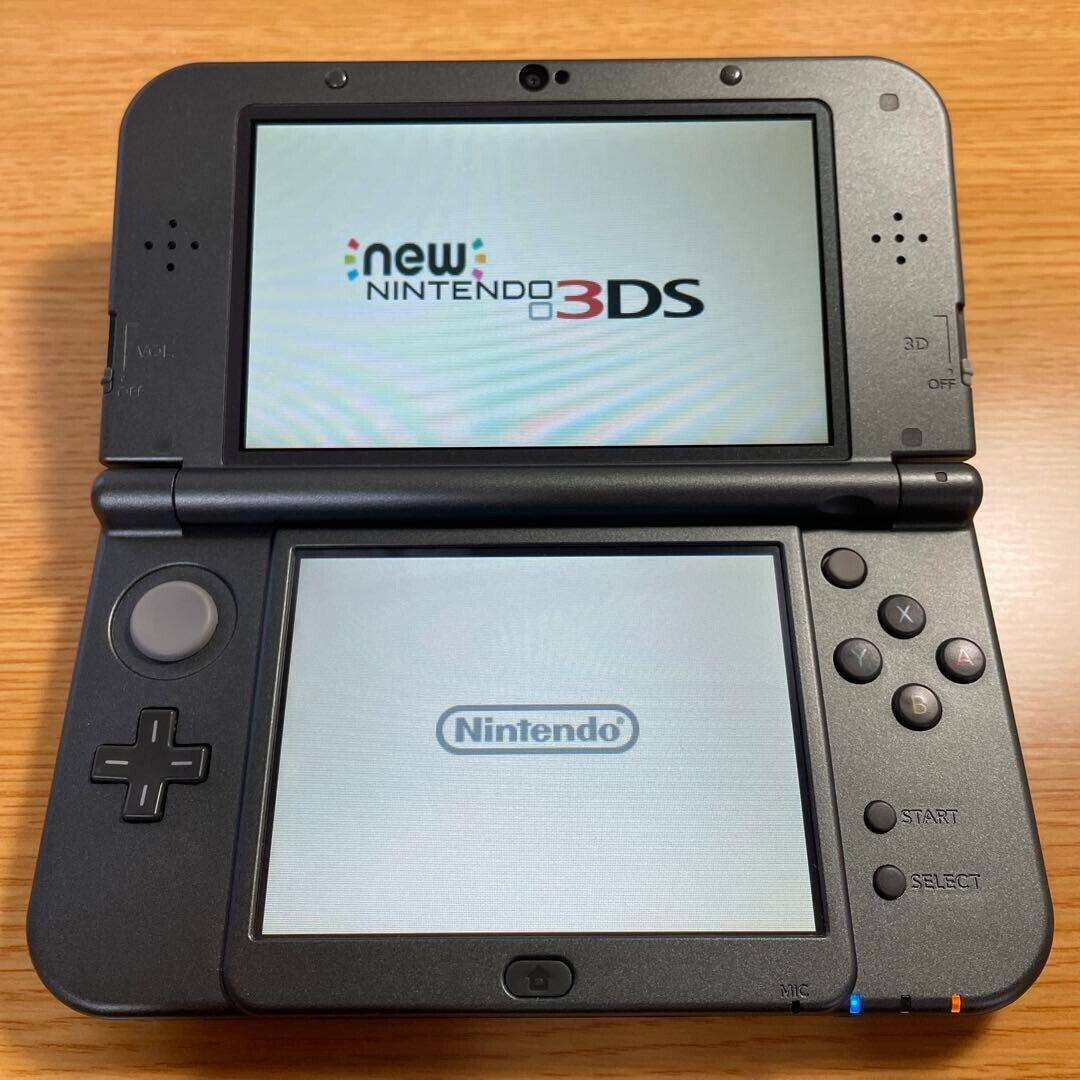 New Nintendo 3DS XL LL Metallic Black Console Stylus Working New Nintendo 3DS XL LL Metallic Black Console Stylus Working