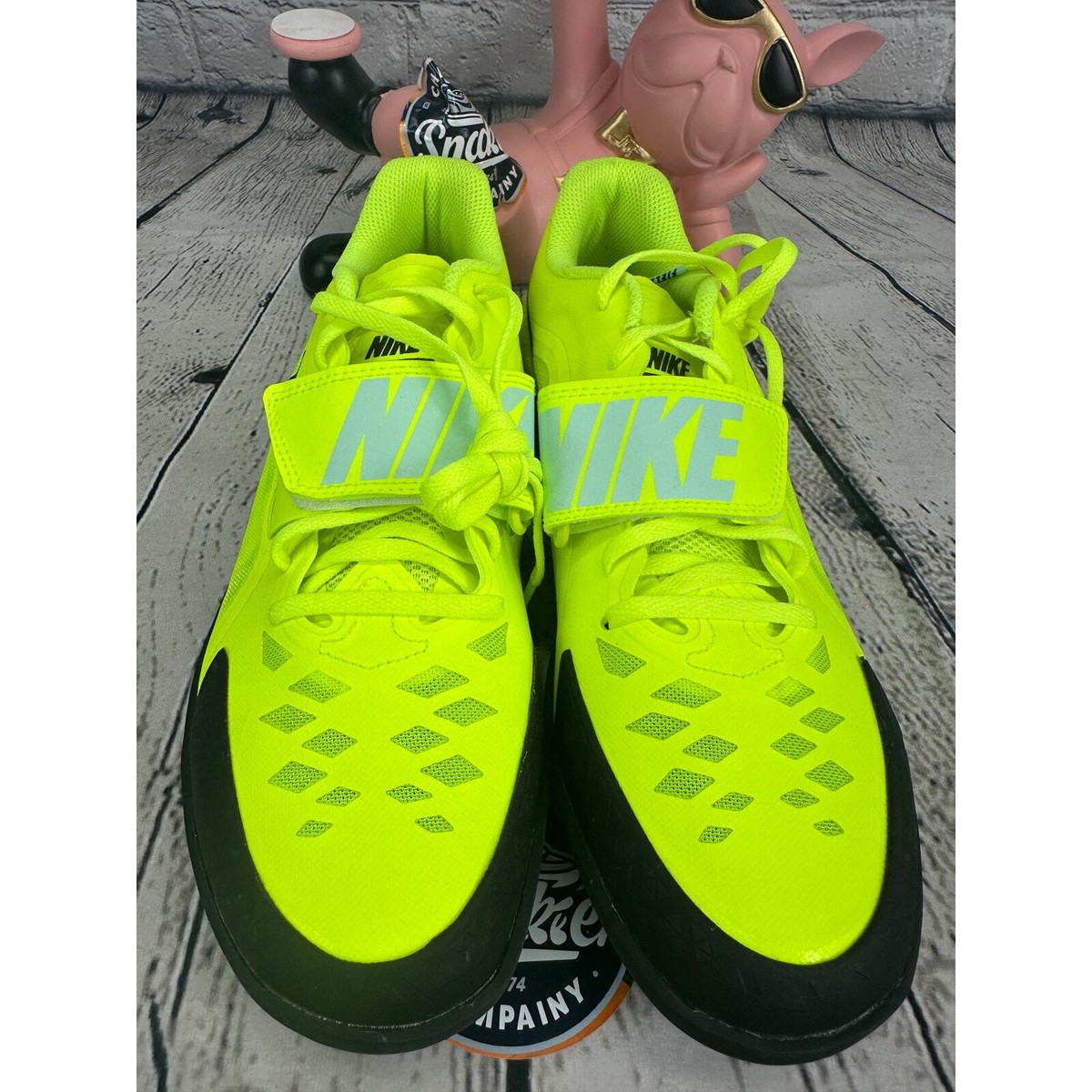 Nike Zoom Rotational 6 Track Field Throwing Shoes Size 10 Black Green Nike Zoom Rotational 6 Track & Field Throwing Shoes Volt  main image 3