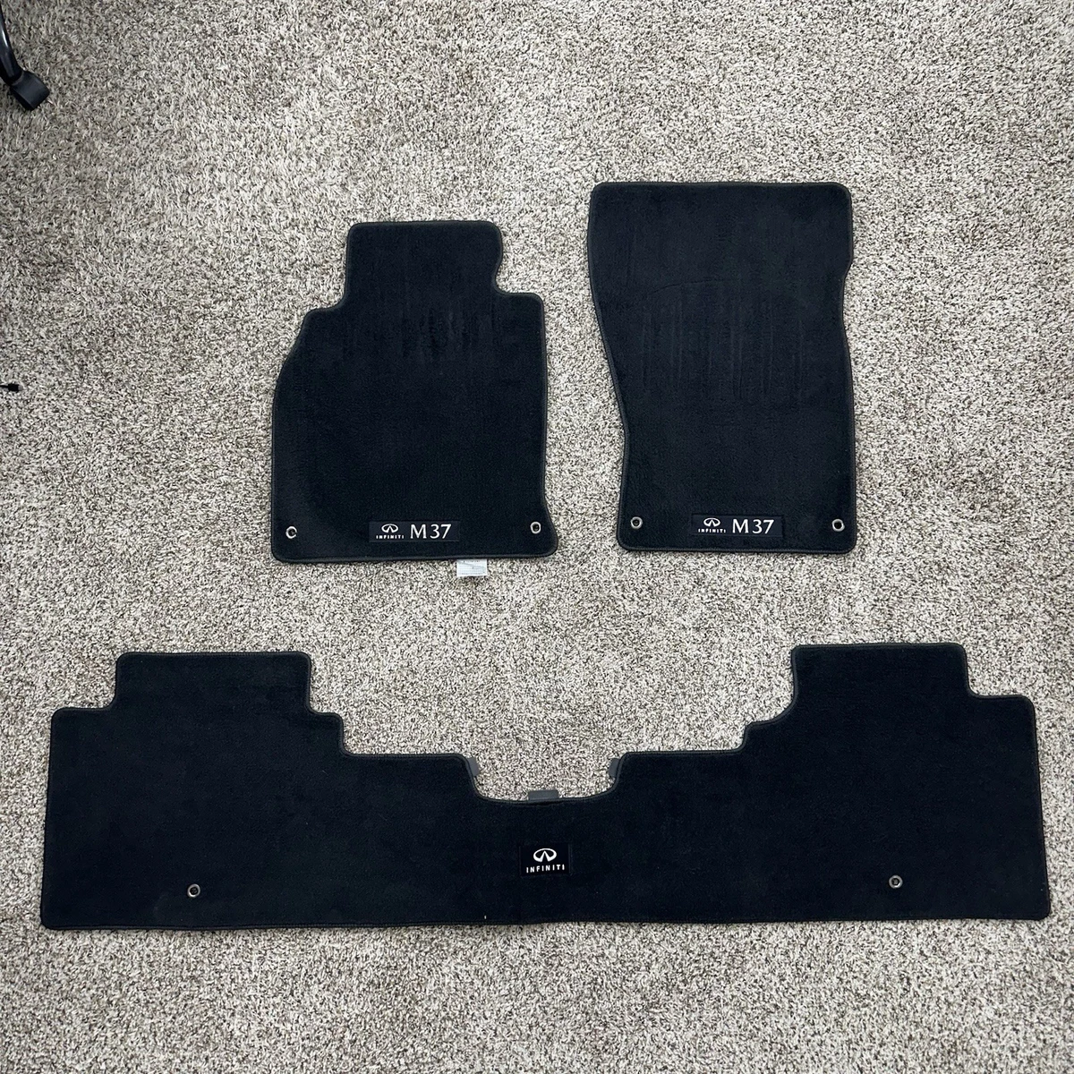 Fits 01-06 Acura MDX Black Floor Mats Carpets Front Rear Nylon w/ TypeS