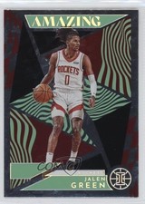 2021-22 Panini Illusions Amazing Emerald Jalen Green #2 10ba