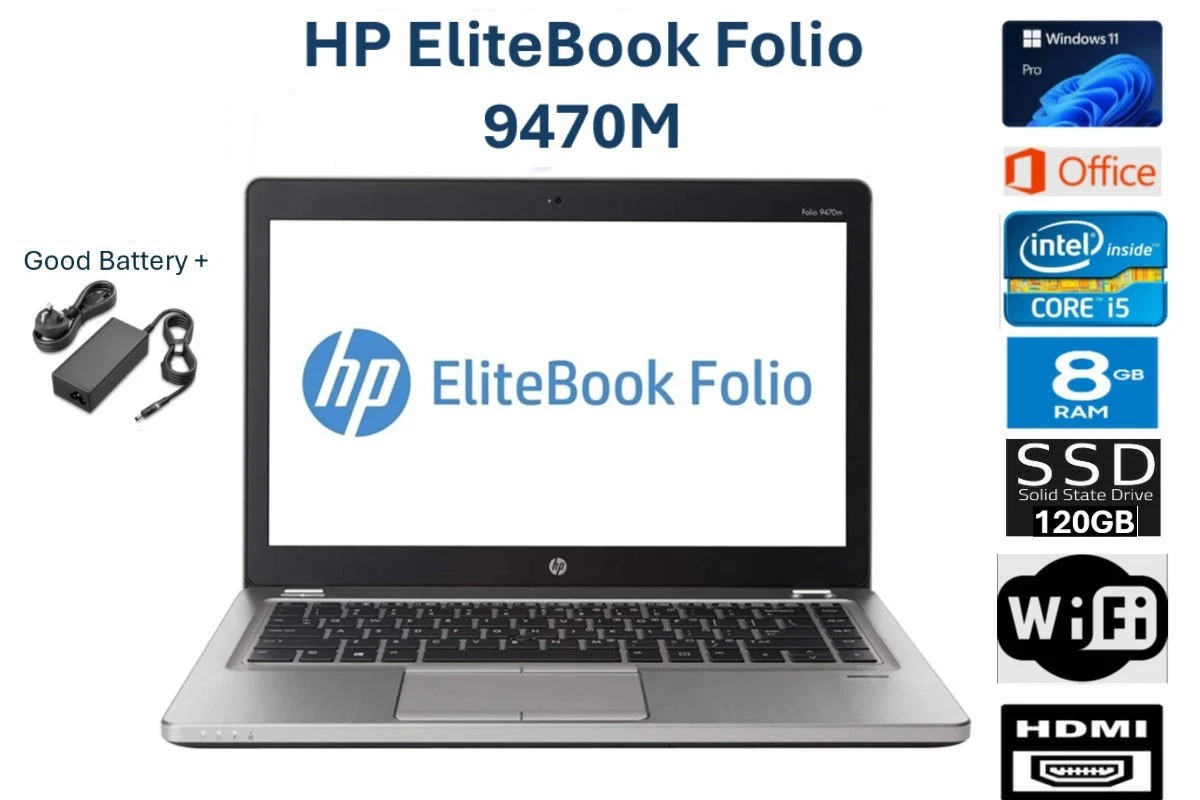 HP for HP EliteBook Folio 9470m PC Laptops & Netbooks for sale