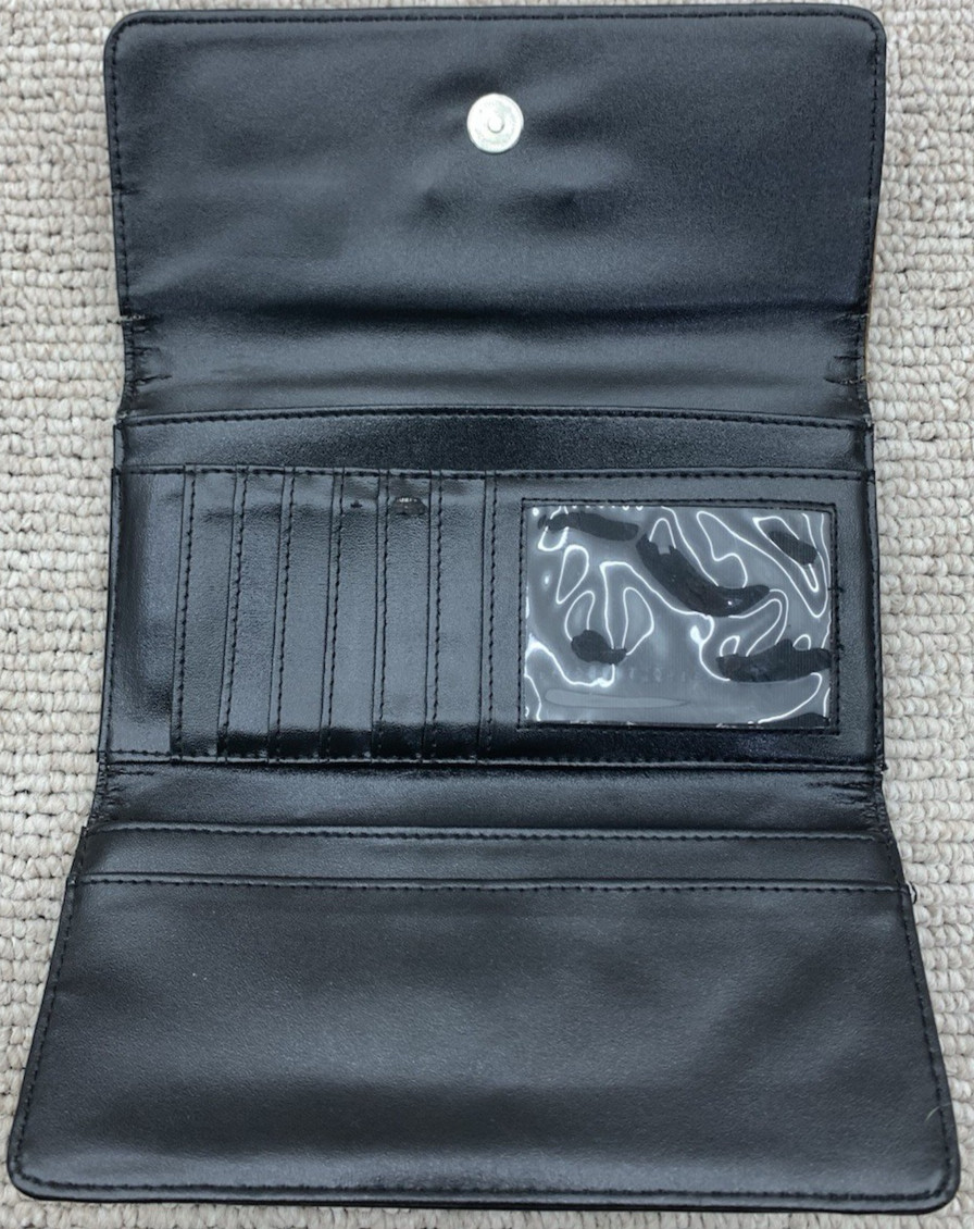 Rare Vintage Prada Milano Saffiano leather Wallet Clutch W/ 2-toned, croc design image 3