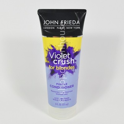 John Frieda VIOLET CRUSH for Blondes Purple Conditioner Restores Blonde 6 fl oz