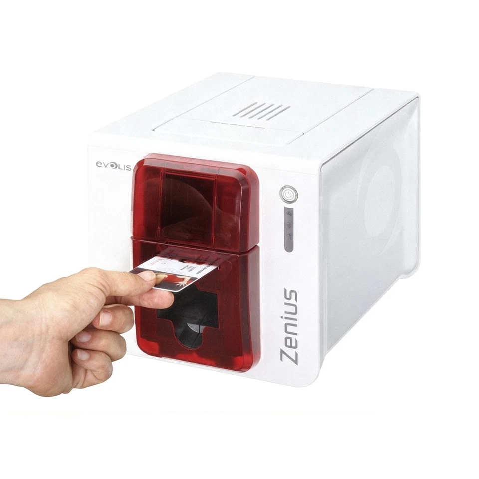 Evolis Zenius 2 Single-Sided 300dpi Edge-to-edge Color ID Card Printer USB - Image 3 of 4