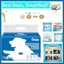 Best Value 22x22 Dog Training Pads 50 Count Leak-Proof Absorbent White