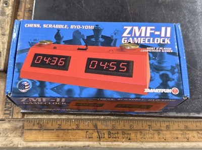 Zmart Fun ZMF-II Digital Game Chess Clock LED Display Black