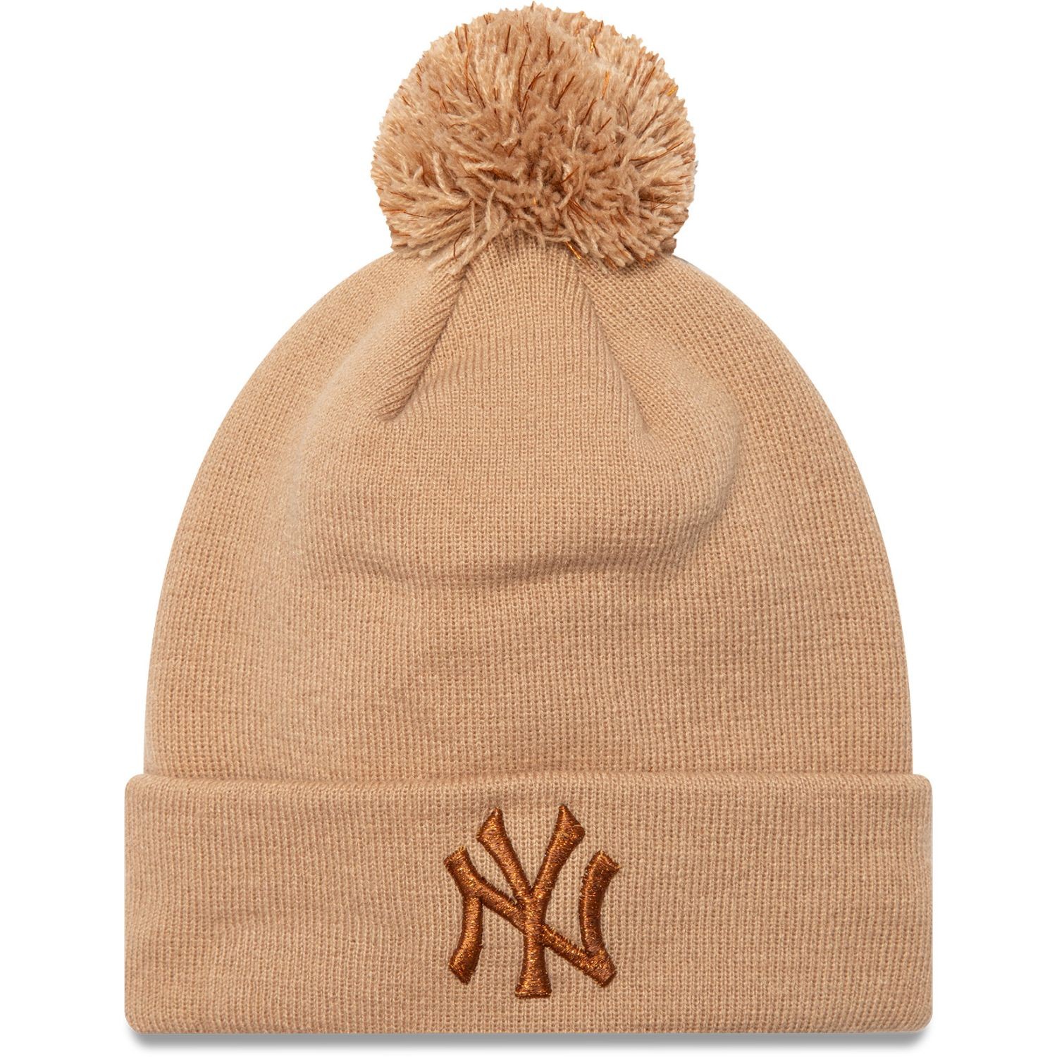 Новая эра Damen Bobble Wintermtze МЕТАЛЛИК Нью-Йорк Янкиз бежевый 6990₽