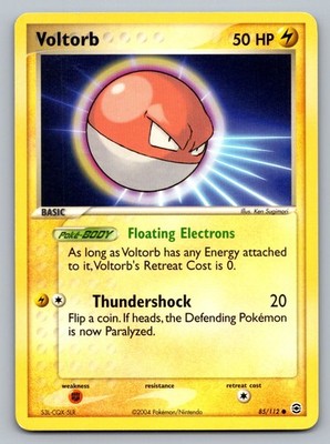 Pokemon TCG FireRed & LeafGreen Voltorb 85/112