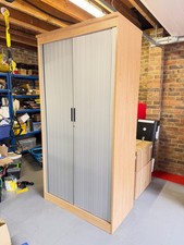 Dams Multi-Storage Tambour Cupboard with internal filing frames