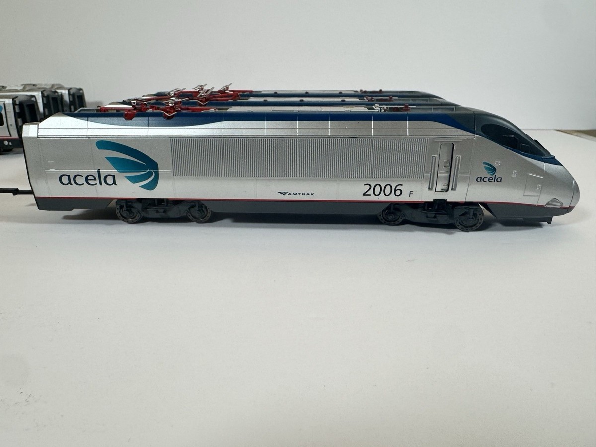 7x Bachmann Amtrak Acela Express HO Gauge Electric Train Set -DCC